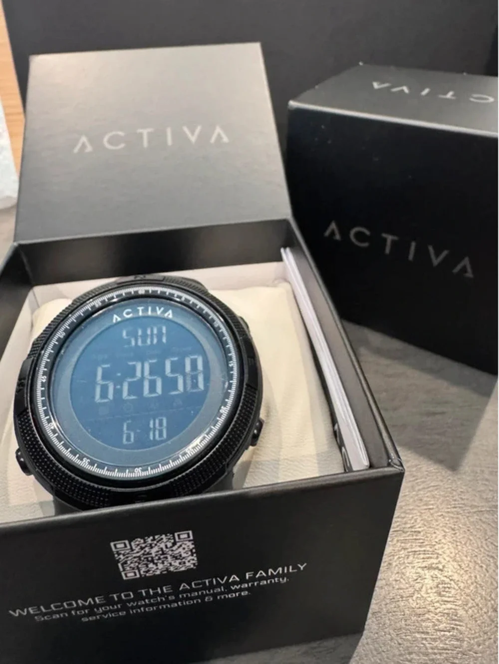 Invicta Activa digital watch rubbery band